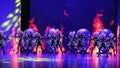 The shamanic mask dance-Large scale scenarios showÃ¢â¬Â The road legendÃ¢â¬Â